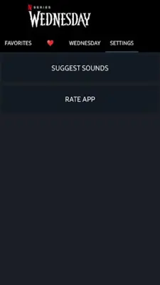 Wednesday Soundboard android App screenshot 1
